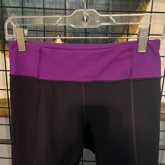 Purple and Black Leggings - Picture 3 of 5